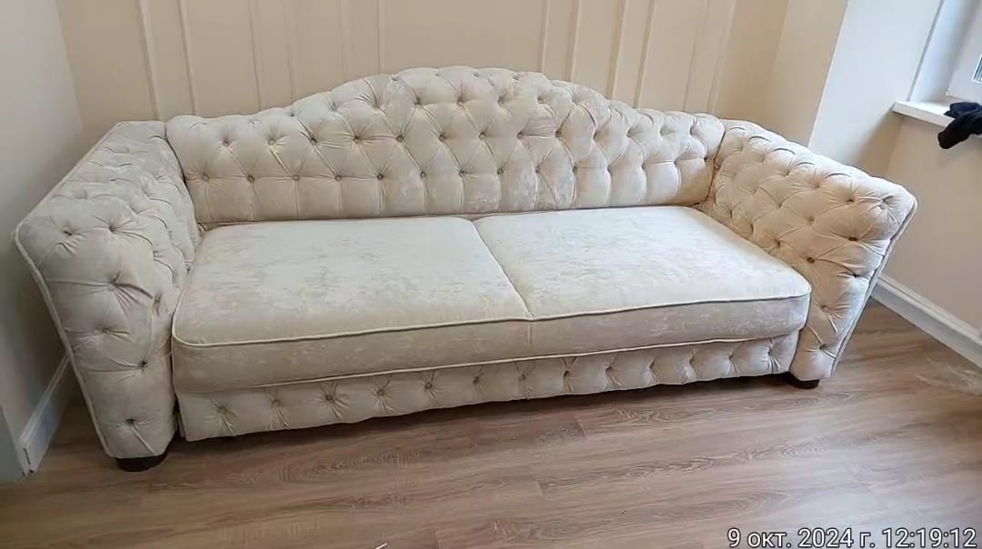 Замена обивки дивана на дому. Новоржев